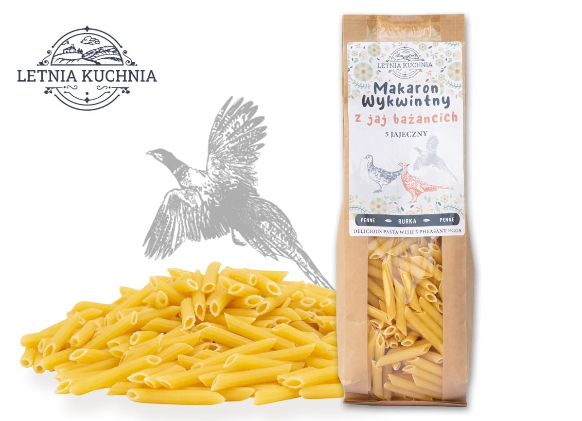 Makaron Rurka Penne z bażantem