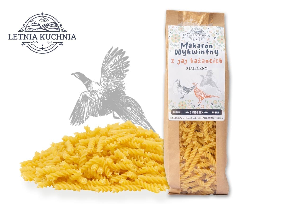 Makaron Świderek z bażantem